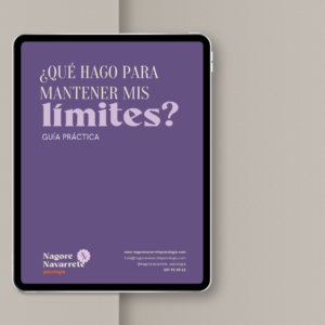 ¿QUÉ HAGO PARA MANTENER MIS LÍMITES?